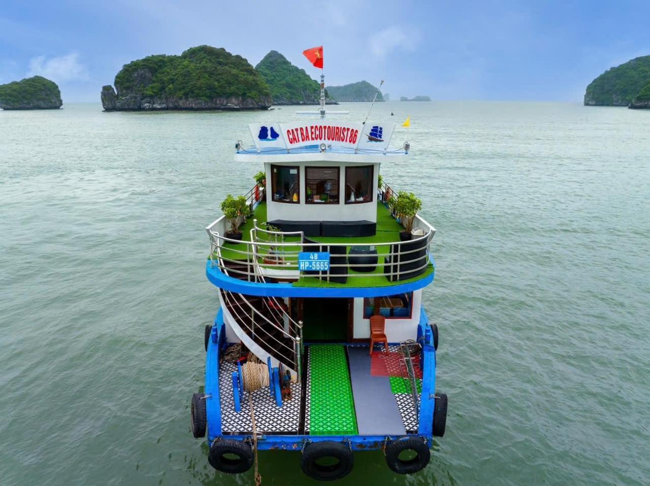 Gia Cat Long Boutique Cat Ba Hotel Chan Chau ภายนอก รูปภาพ